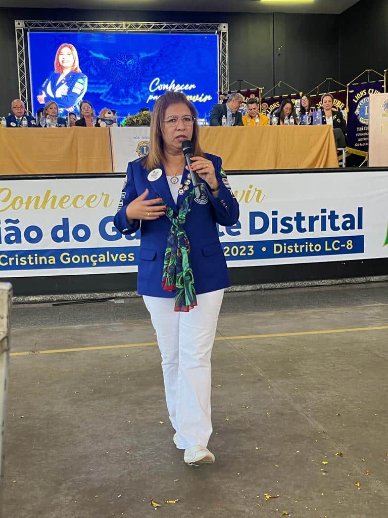 Ela passou as metas para o anos leonino e foi recebida em um jantar na noite de sábado (24). - DIVULGAÇÃO