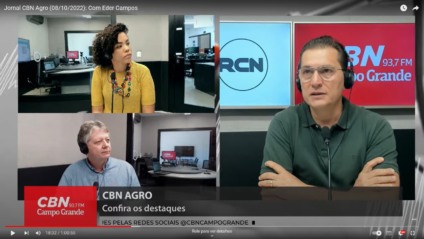 Jaime Verruck da Semagro, durante entrevista neste sábado (8) - Foto: Arquivo CBN