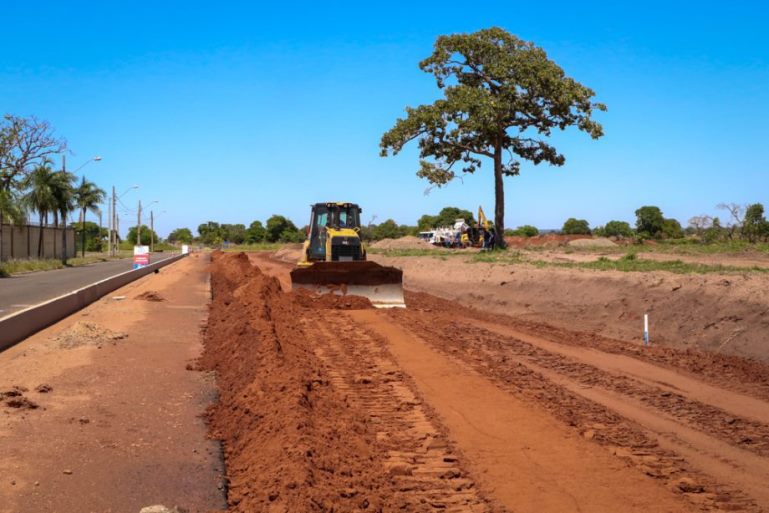 O trecho da avenida a receber as melhorias será do Balneário Municipal "Miguel Jorge Tabox" até o Condomínio Village do Lago. - Divulgação/Assessoria