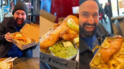 Fish and chips é uma das mais tradicionais receitas da Inglaterra - Foto: Paulo Machado