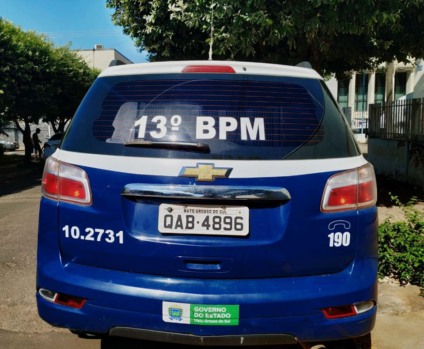 ma denúncia apontou que a moto estaria no local e por isso a PM esteve lá para recolher o veículo. - DIVULGAÇÃO ma denúncia apontou que a moto estaria no local e por isso a PM esteve lá para recolher o veículo. - DIVULGAÇÃO
