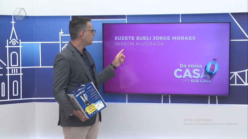 O sorteio foi realizado nesta quarta-feira (14), durante o programa TVC Agora - Divulgação/TVC