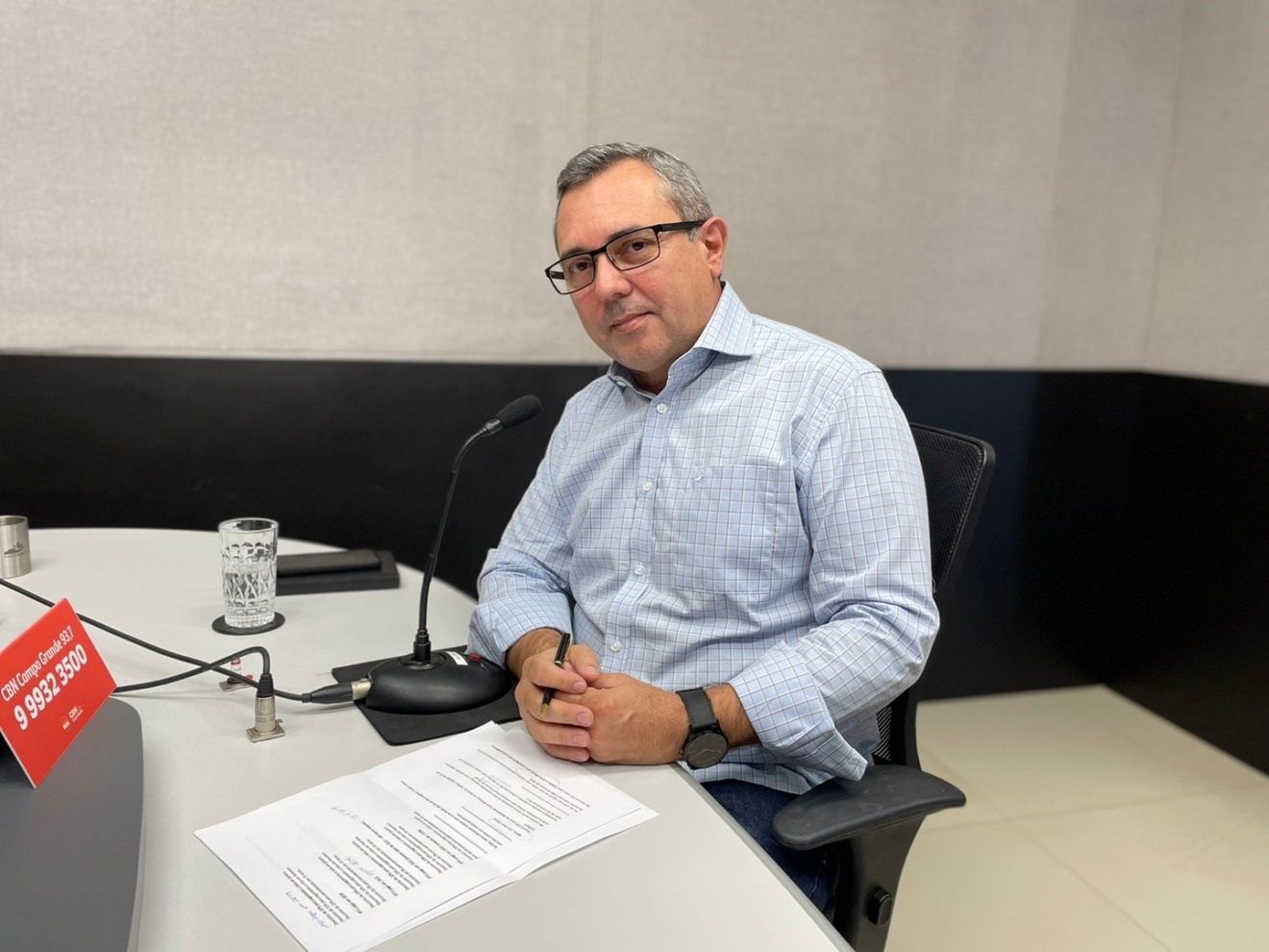 Edir Viégas, colunista da rádio CBN Campo Grande - Isabelly Melo/CBN CG