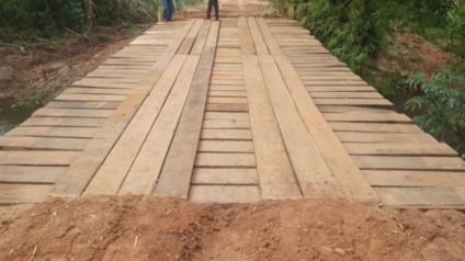 Inclusive serão instaladas muretas de proteção nas laterais da ponte - Divulgação/Assessoria