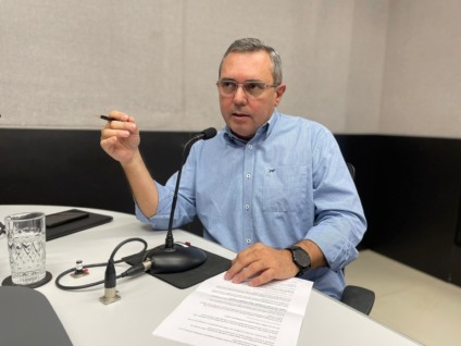 Colunista Edir Viegas, no CBN em Pauta - Isabelly Melo/CBN CG