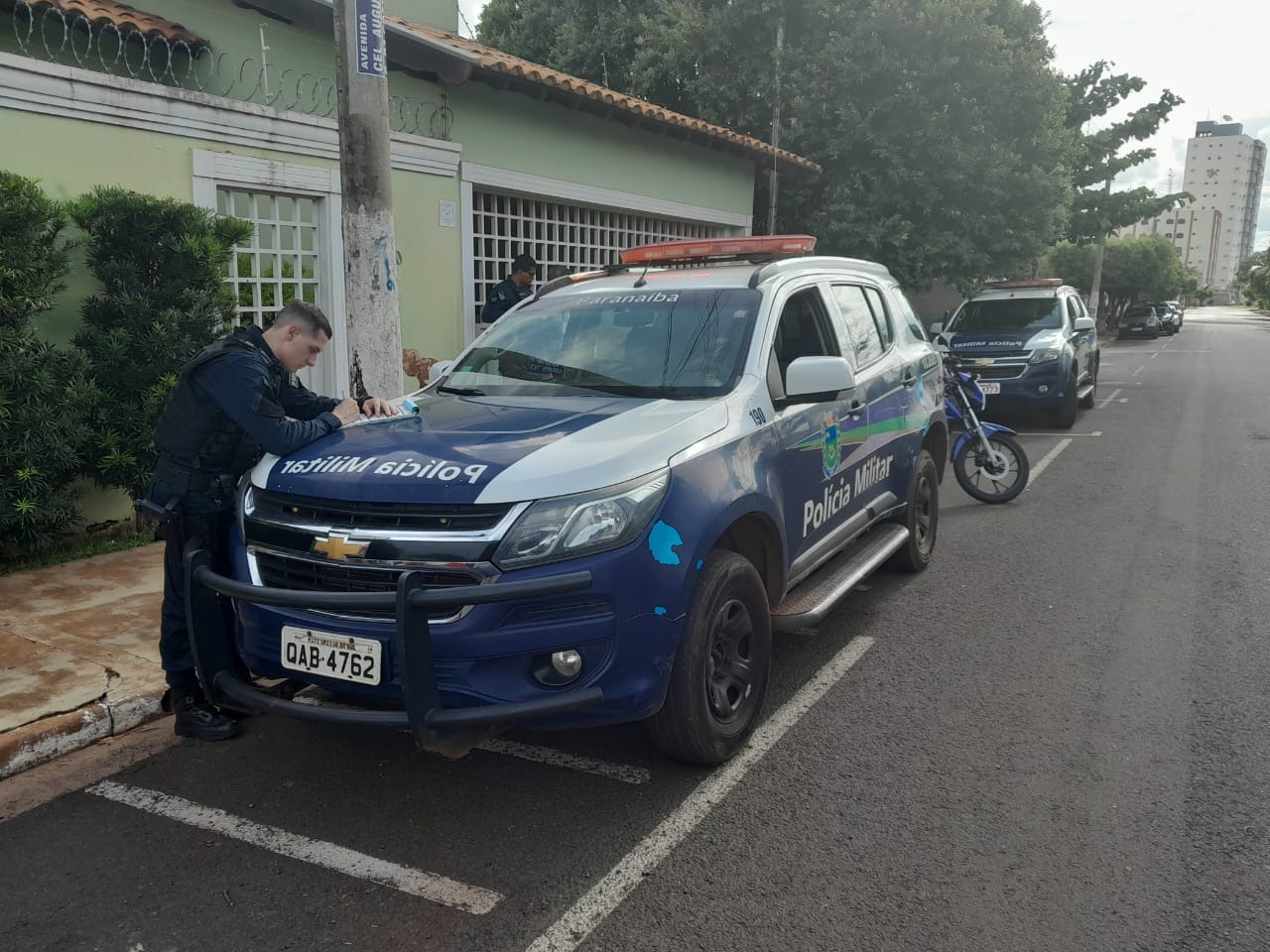 Dois adolescentes foram apreendidos e levados para a Delegacia - PMMS