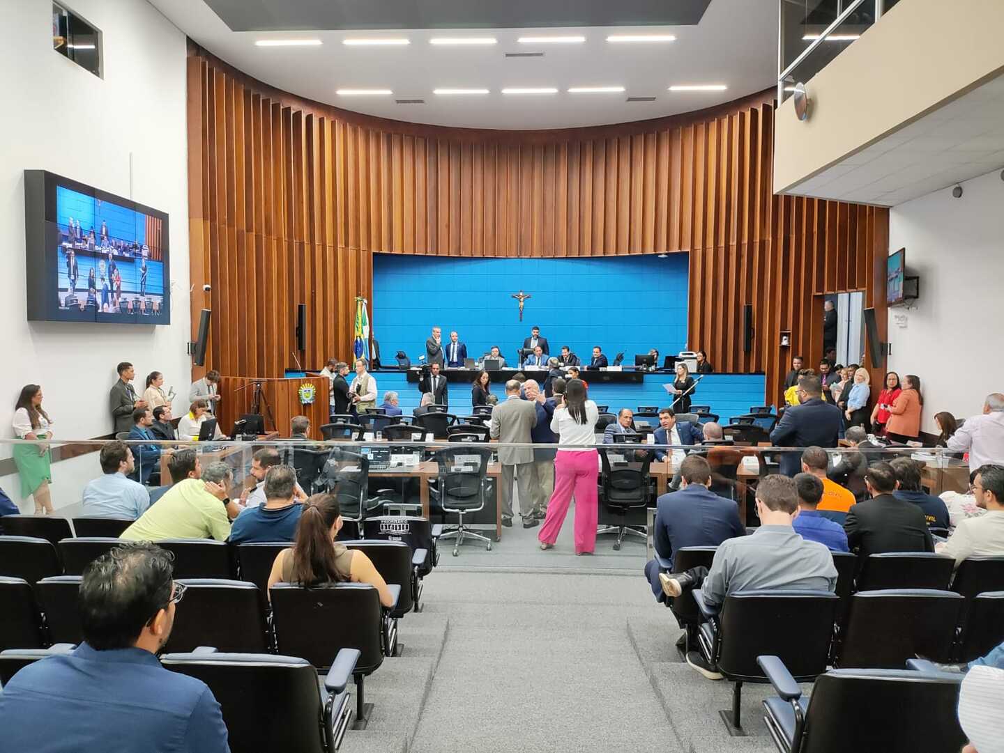 Sessão plenária na Assembleia Legislativa de Mato Grosso do Sul - Foto: Gerson Wassouf/CBN CG