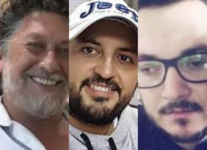 Léo Veras, Humberto Coronel e Alex Álvarez foram mortos em um período de três anos - Foto: Reprodução