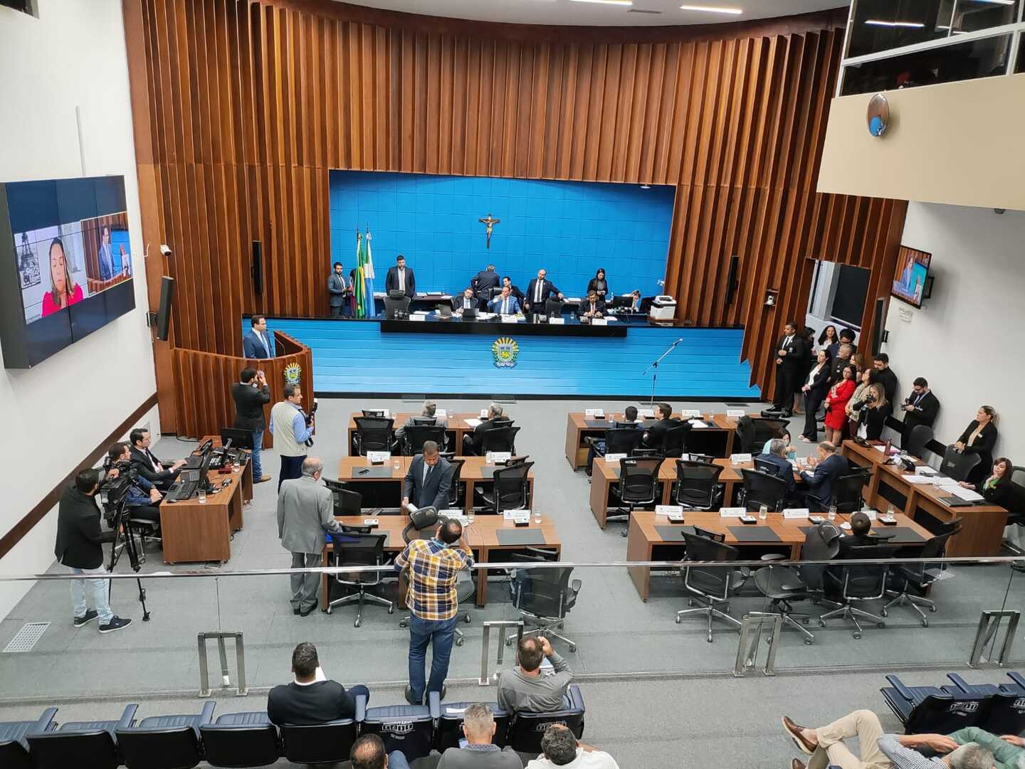 Sessão plenária desta quinta-feira (9) na Assembleia Legislativa de Mato Grosso do Sul - Foto: Gerson Wassouf/CBN CG