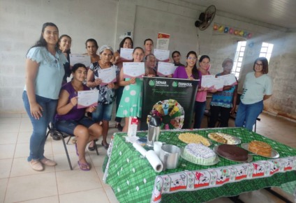 Em um mês, 7 cursos foram realizados em diferentes áreas de atuação. São cursos via Senar/MS e gratuitos para a comunidade - Foto:Assesoria Senar/MS