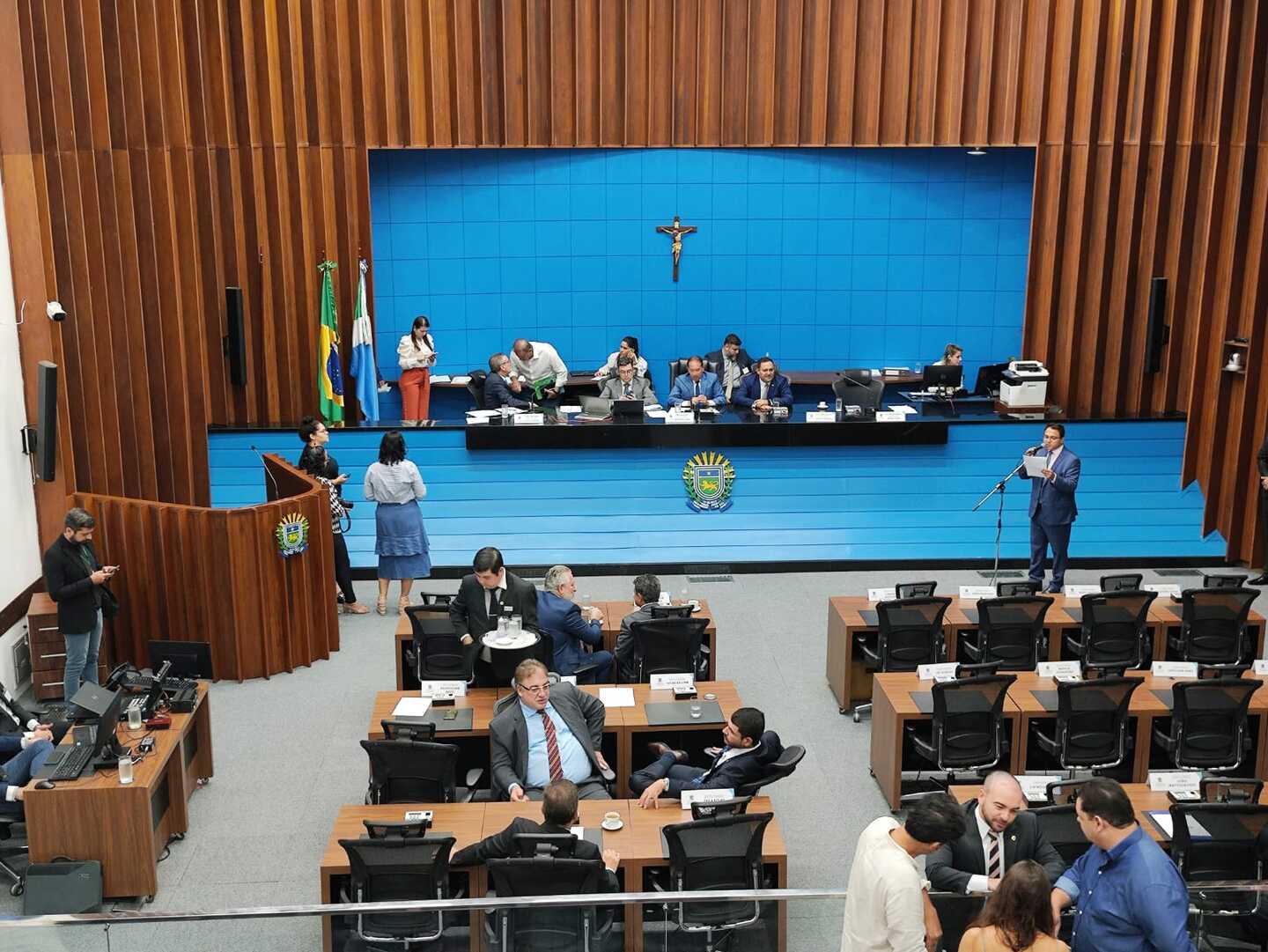 Sessão desta terça-feira (4) na Assembleia Legislativa de Mato Grosso do Sul - Foto: Gerson Wassouf/CBN-CG