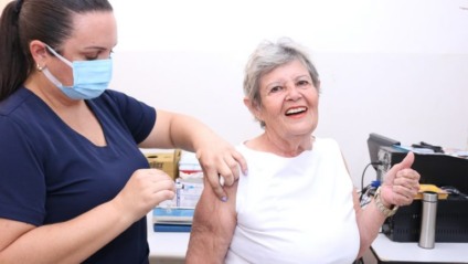 Vacinação está liberada para todos os públicos. Meta é vacinar cerca de 200 mil pessoas - Foto: Divulgação/Prefeitura de Campo Grande