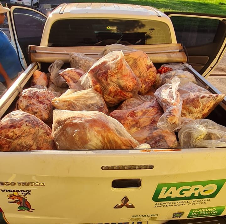 Quase 2 toneladas de carne foram descartadas - Foto: Divulgação/PCMS