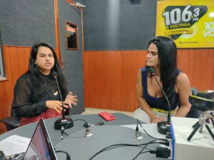 Josiane Alfaro e Livia Agi são parceiras naa ação social - Alex Santos/RCN67