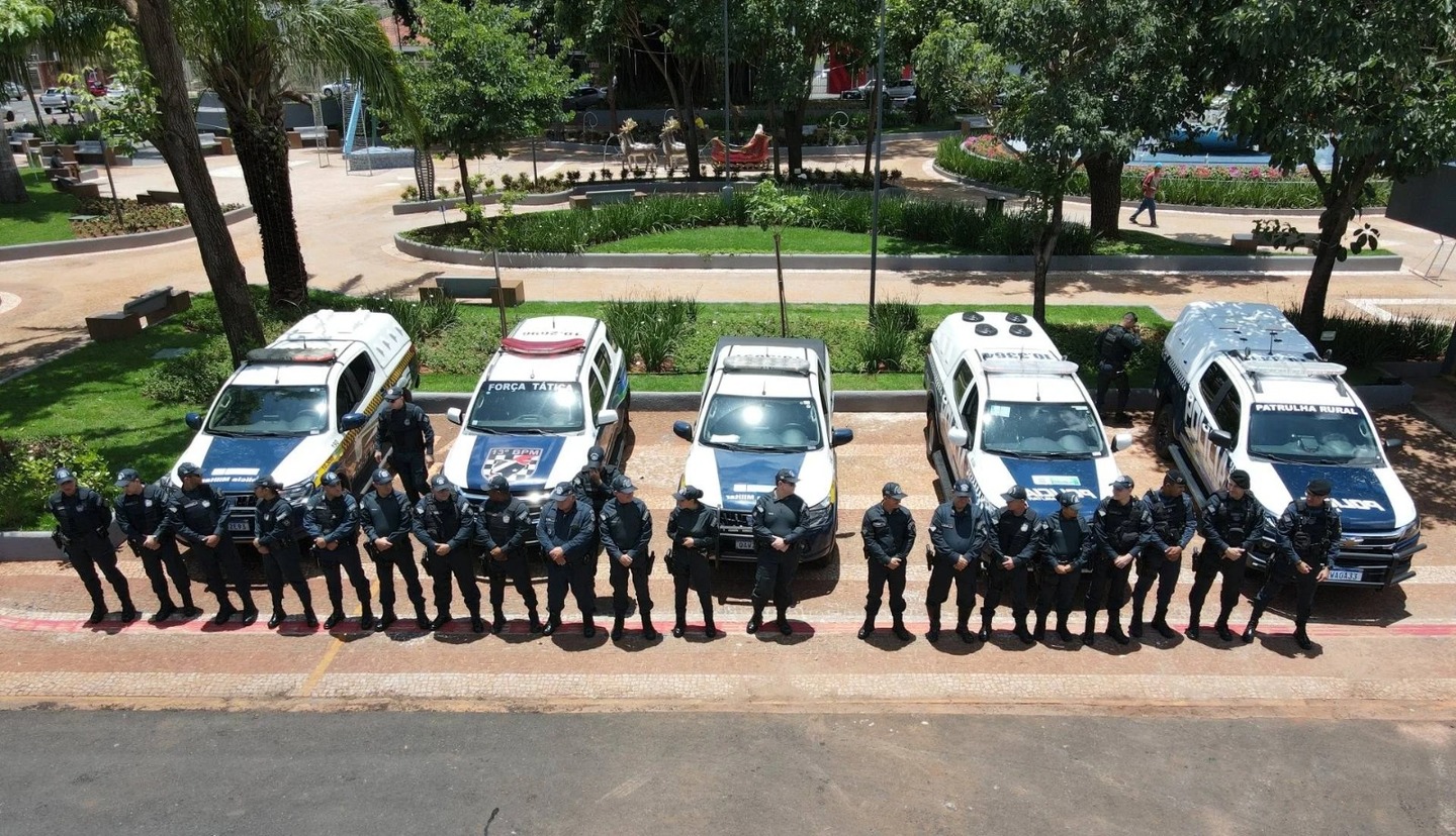 Polícia Militar intensificou ainda mais o policiamento ostensivo em locais com maior incidência de crimes - PM/MS