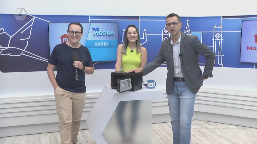 Promoção vai dar prêmio em dinheiro para quem acertar a senha do cofre, durante o TVC Agora - Divulgação/TVC