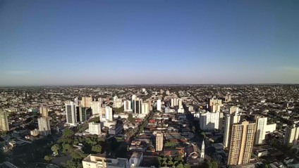 Em Corumbá, no Pantanal, e Porto Murtinho, no Sudoeste, as mínimas serão 22°C e máximas de 33°C. No Norte do Estado, Coxim registra 18°C de mínima e a máxima de 35°C. No Bolsão, Três Lagoas terá a mínima de 15ºC e a máxima de 31°C. - Foto:Clima Ao Vivo