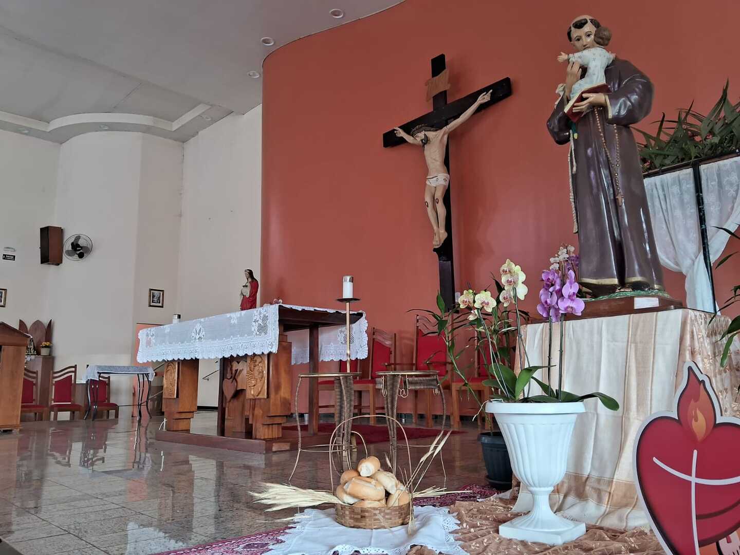 Haverá celebração de Missa e procissão com início às 18h na igreja matriz - Talita Matsushita/RCN67