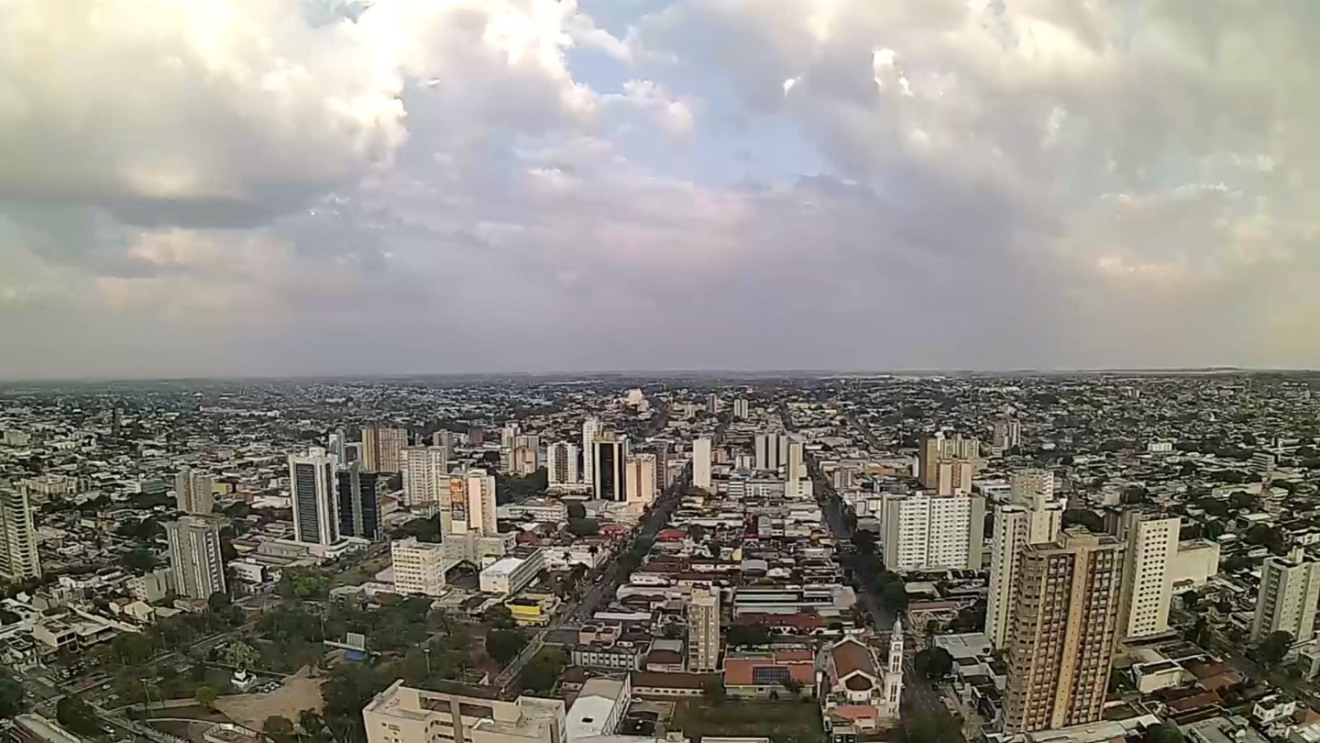 Na Capital o inicio de semana tem temperaturas amenas com elevação gradativa das temperaturas - Foto:Reprodução/Clima Ao Vivo