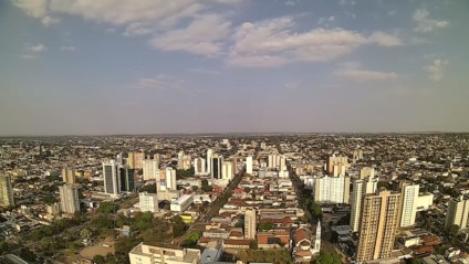 Na Capital a previsão de chuva, é para o início da tarde - Foto:Reprodução/Clima Ao Vivo - Campo Grande