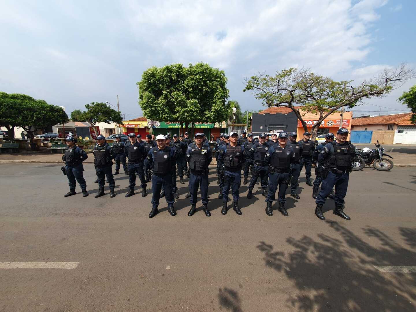 policiais militares no curso de atualização de trânsito - Redes sociais PMMS