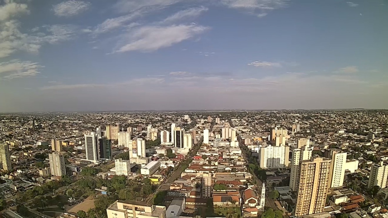 - Foto:Reprodução/Clima Ao Vivo - Campo Grande