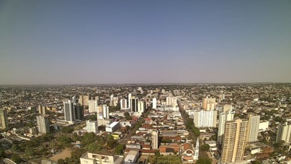 Campo Grande iniciam aos 22°C e atingem 36°C ao longo do dia - Foto:Reprodução/Clima Ao Vivo - Campo Grande