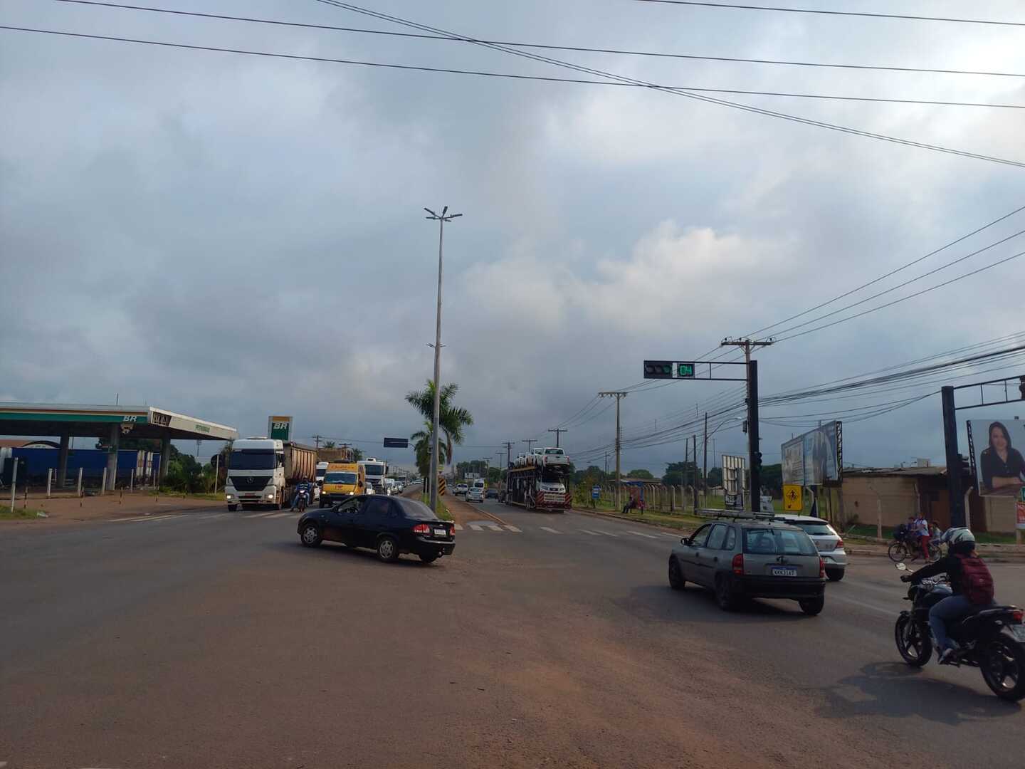 A quarta-feira(25), amanheceu com céu carregado e tem previsão de chuva - Alfredo Neto/RCN67