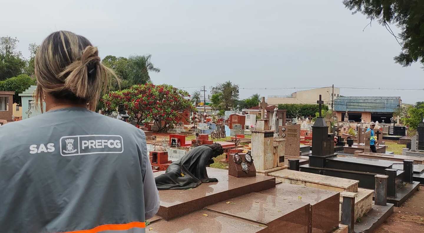 Diminuiu números de crianças em trabalho infantil nos cemitérios da capital - Foto: Gerson Wassouf/CBN-CG