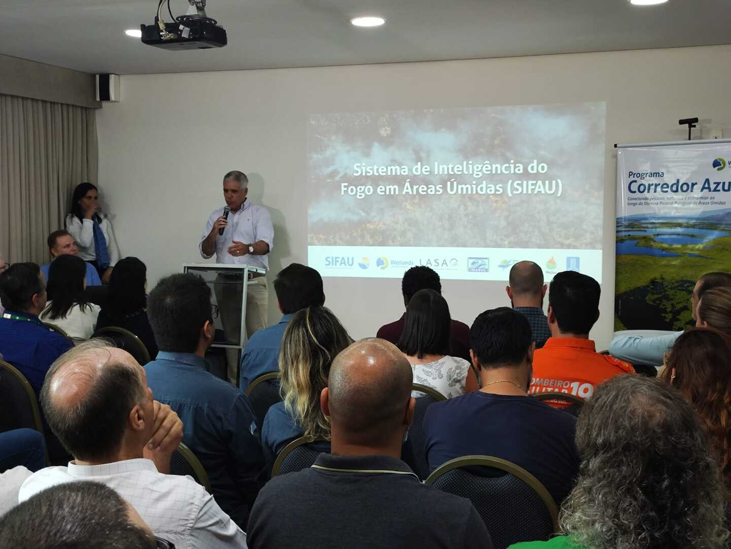 Sistema de Inteligência do Fogo em Áreas Úmidas foi lançado oficialmente nesta terça-feira (14), em Campo Grande - Foto: Gerson Wassouf/CBN-CG