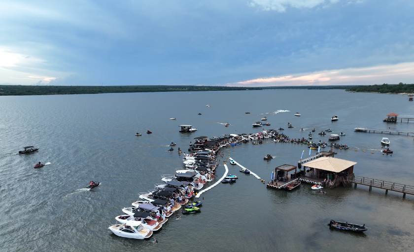 'Amigos do Sucuriú' reuniu mais de 170 embarcações de oito estados do Brasil. - Foto: Reprodução/Internet