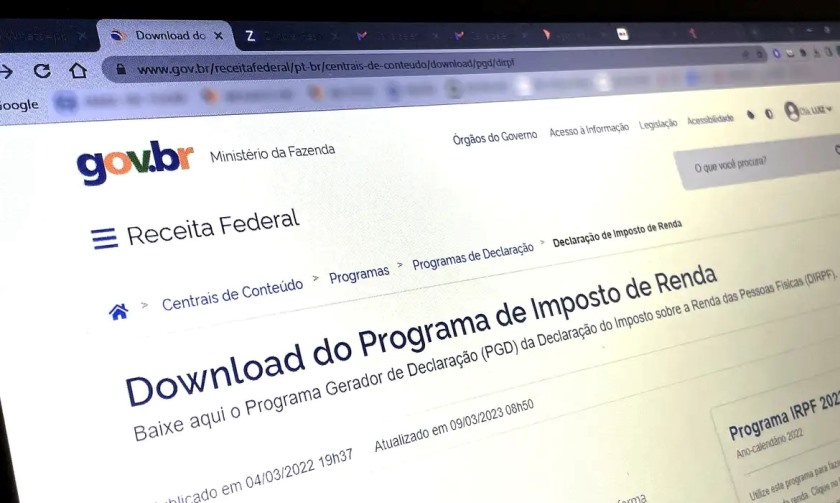 O pagamento da restituição é realizado na conta bancária informada na Declaração de Imposto de Renda. - Foto: Reprodução/Agência Brasil