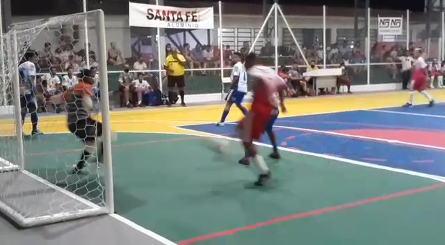 Gol do Taboado Futsal sobre o Toa Toa de Santa Fé - Redes sociais