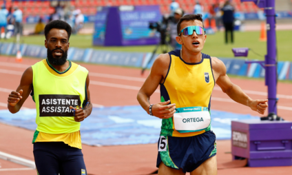 Sul-mato-grossense conquistou o primeiro ouro no Parapan de Santiago - Foto: Marcelo Hernandez/Santiago 2023/Photosport Sul-mato-grossense conquistou o primeiro ouro no Parapan de Santiago - Foto: Marcelo Hernandez/Santiago 2023/Photosport