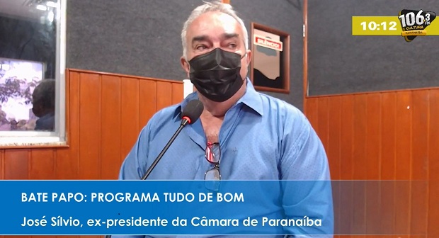 José Sílvio Mariano, "Zé Sílvio", nos estúdios na Rádio Cultura FM Paranaíba - Arquivo/RCN67