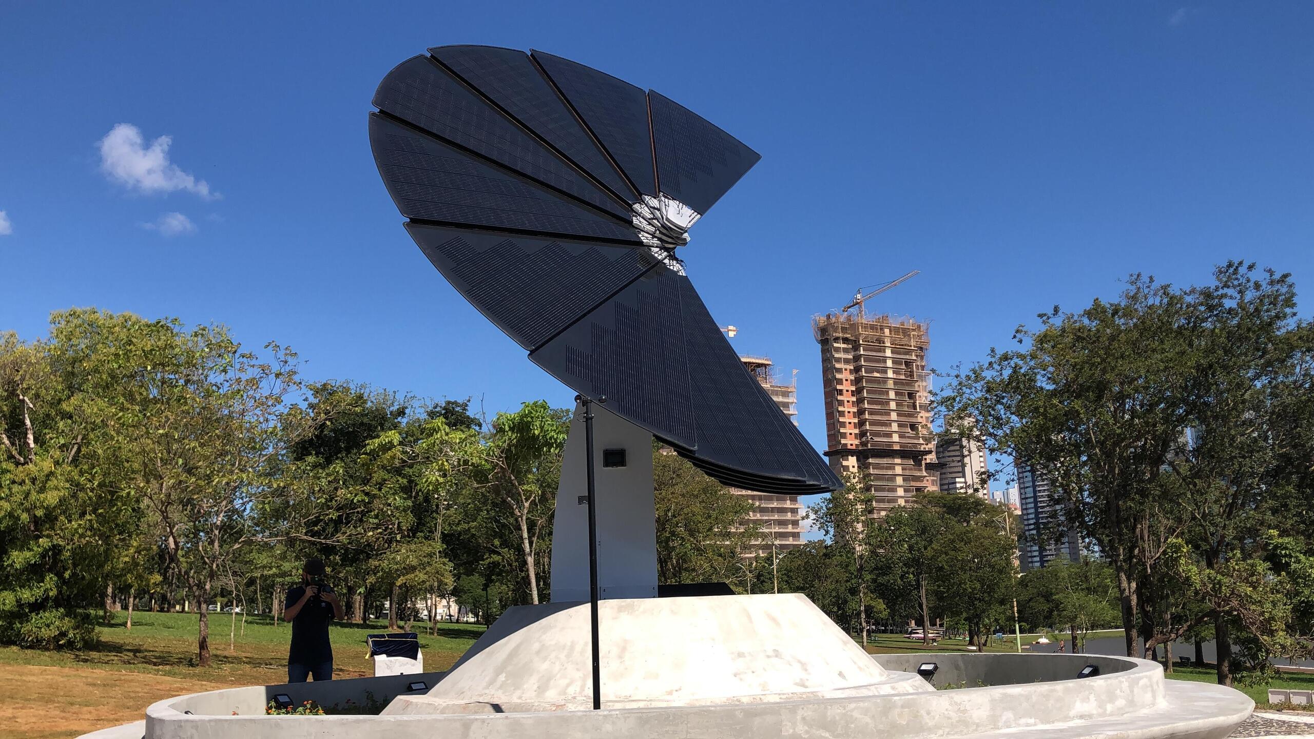 Estrutura instala no Parque das Nações Indígenas, em Campo Grande - Foto: Gerson Wassouf/CBN-CG