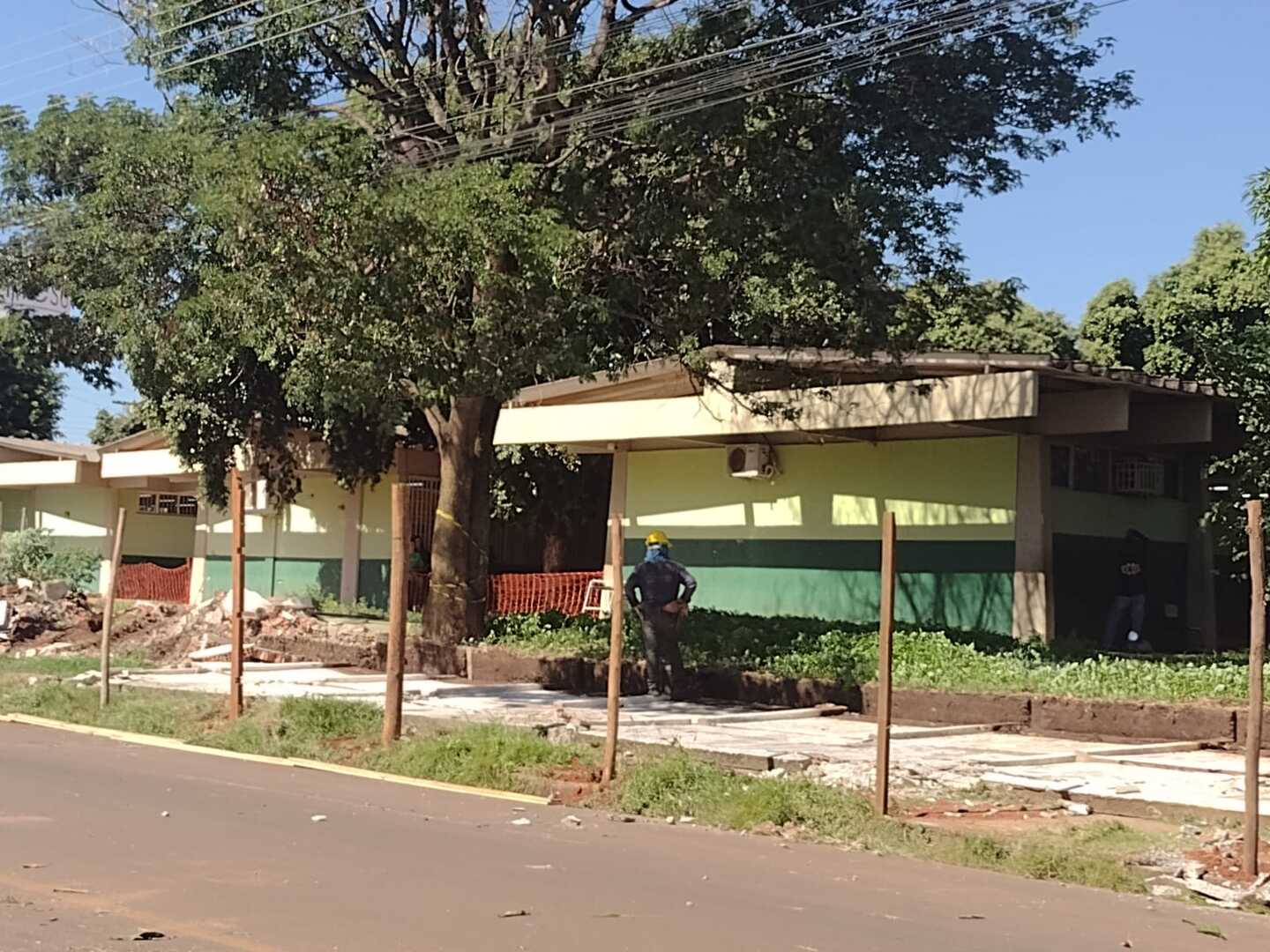 Escola será cercada com tapume - Foto: Ana Cristina Santos/JPNews