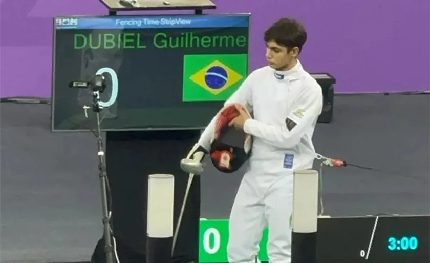 Três-lagoense representou o Brasil em Mundial na Arábia Saudita. - Foto: Divulgação