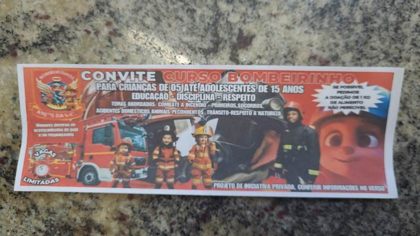 Curso pago de bombeiros para crianças com mesmo nome do projeto social do Corpo de Bombeiros de Três Lagoas gera desconfiança dos pais. - Foto: Divulgação