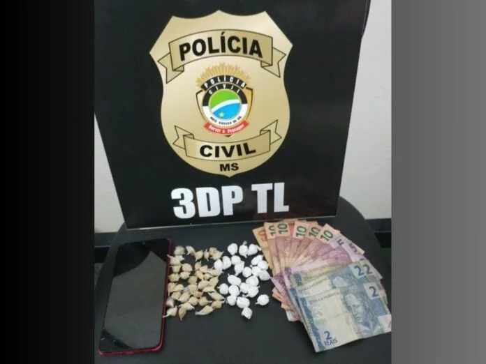 Polícia Civil chegou até o traficante após denúncia anônima. - Foto: Divulgação/Polícia Civil