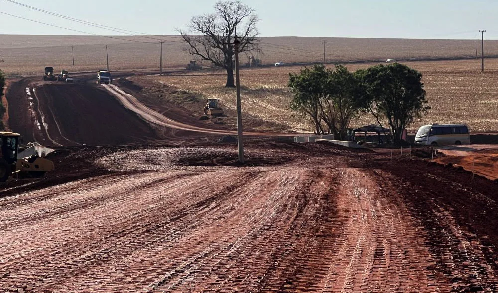 Pavimentação de trecho de 13km e construção de ponte de concreto custará aos cofres públicos R$ 55,3 milhões - Divulgação/Prefeitura de Itaporã