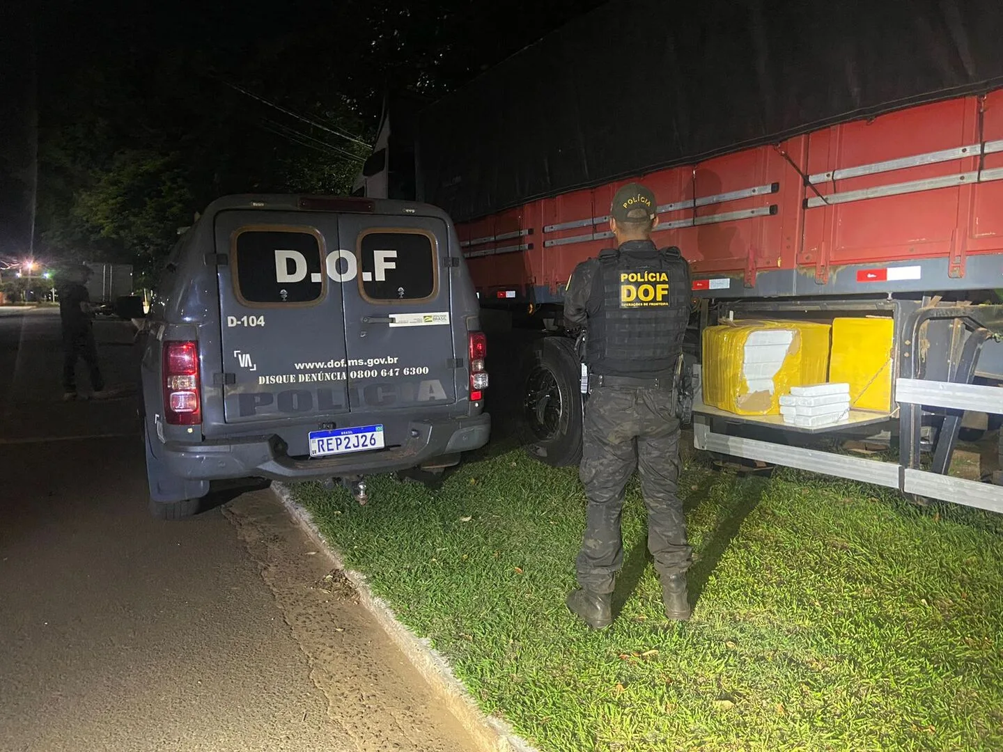 Droga estava escondida em compartimentos secretos - Foto: Divulgação/DOF