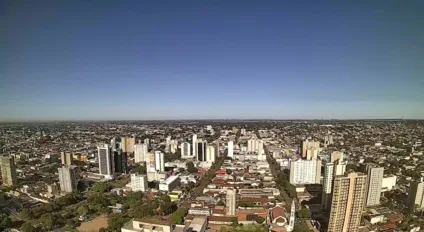 Em Campo Grande, o dia começou com 25°C, e deve alcançar os 35°C ao longo do dia. - Foto:Reprodução/Clima Ao Vivo-Campo Grande Em Campo Grande, o dia começou com 25°C, e deve alcançar os 35°C ao longo do dia. - Foto:Reprodução/Clima Ao Vivo-Campo Grande