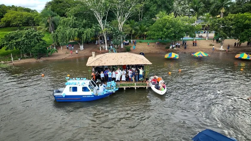 Os participantes irão fazer um trajeto pelo rio Sucuriú e chegarão até o rancho West Country, por volta de 17h. - Foto: Divulgação/Assessoria