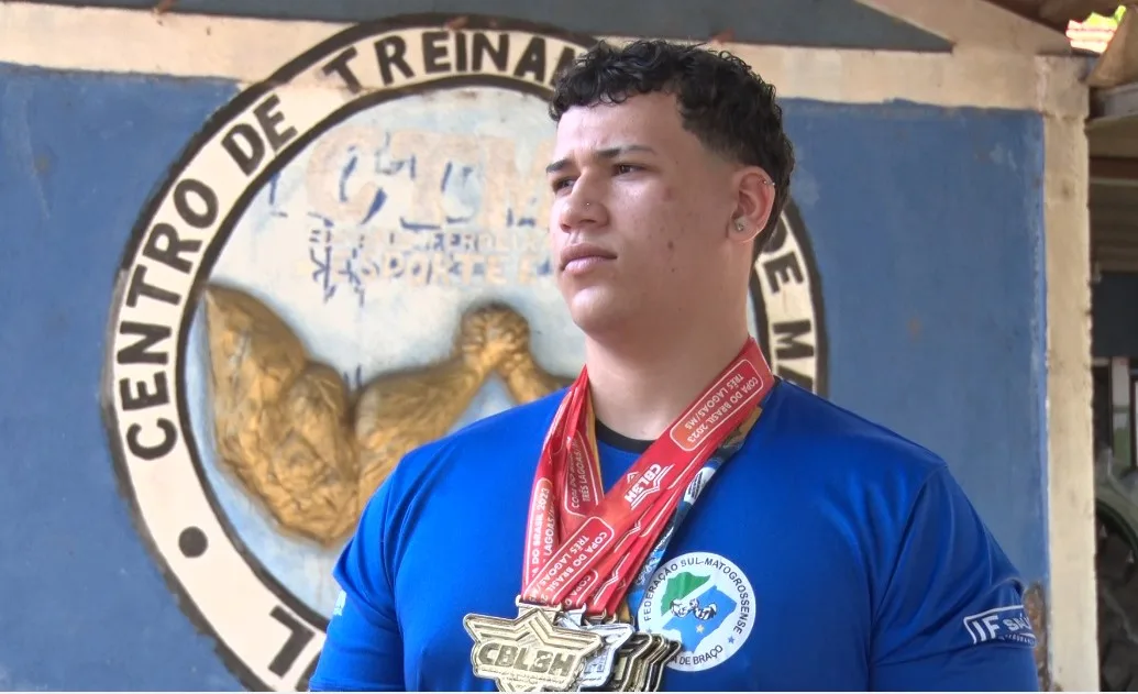 Cássio Felipe foi classificado para campeonato sul-americano no Peru. - Foto: Reprodução/TVC