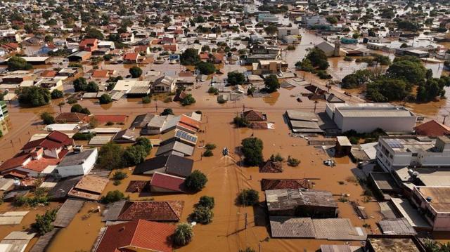 Cidades gaúchas foram inundadas - Foto: Reprodução/ Reuters