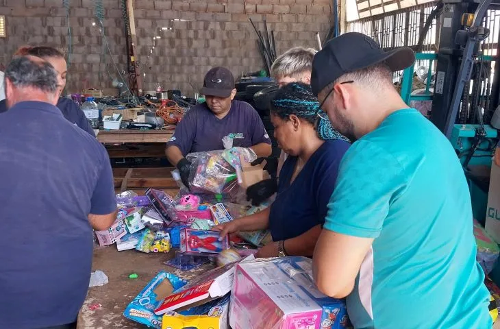 Todo o material foi devidamente descaracterizado, inutilizado ou destruído e entregue à Associação dos Recicladores de Eletroeletrônico de Campo Grande (RECIC.LE) - Foto:Divulgação/Gov MS