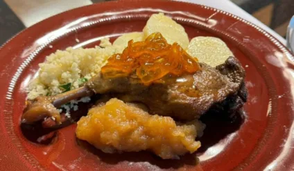 Confit de papo, feito pela Chef Dedê Cesco - Foto: Chef Paulo Machado