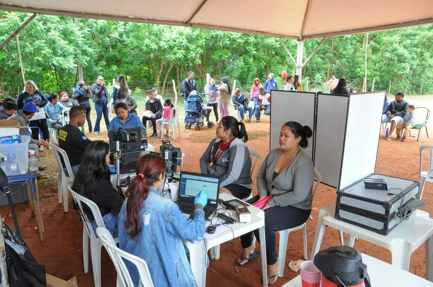 Comunidade Água Funda recebeu a ação itinerante nesta sexta-feira - Foto: Reprodução/PMCG