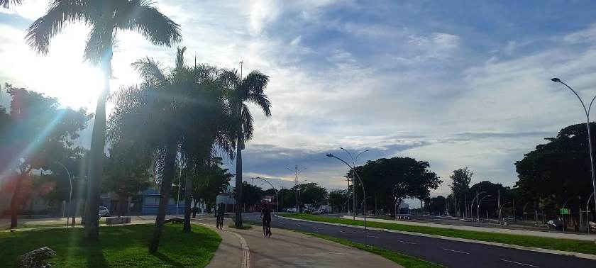 Céu fica ensolarado nesta quarta-feira (27). - Foto: Alfredo Neto/JPNews